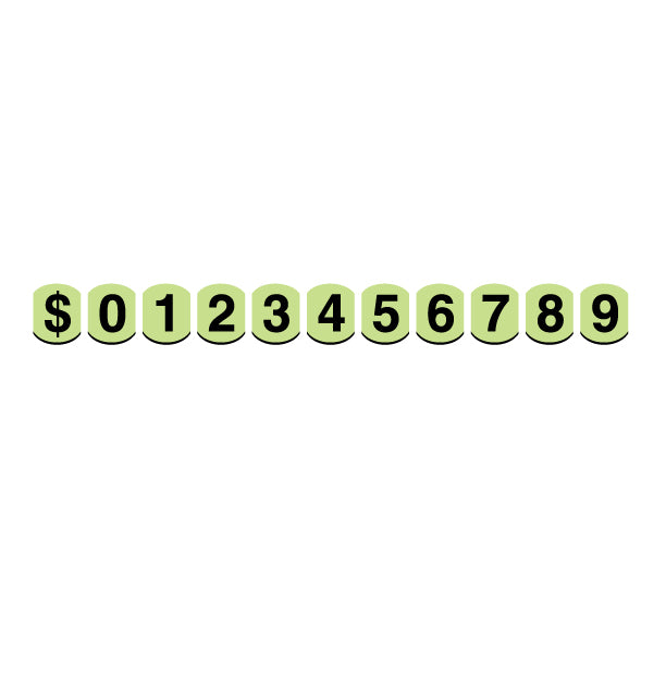 WINDSHIELD BUBBLE NUMBERS